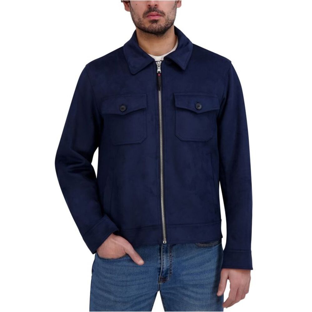 Robert Graham Mens Faux Suede Field Jacket, NWT